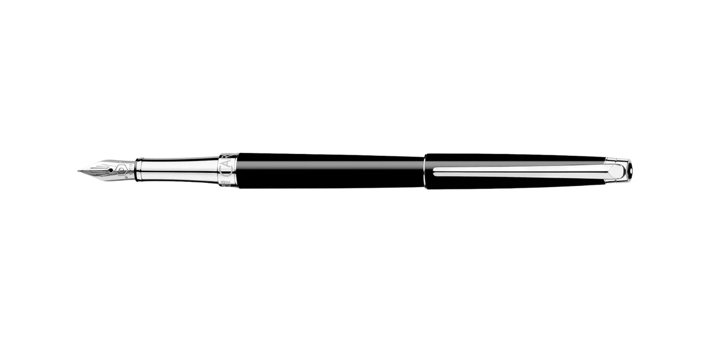 Caran d’Ache Black Ebony LÉMAN™ SLIM Fountain Pen Fine