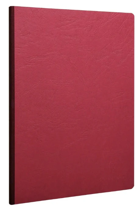 Clairefontaine Age-bag Clothbound Notebook Lined A4 - Red