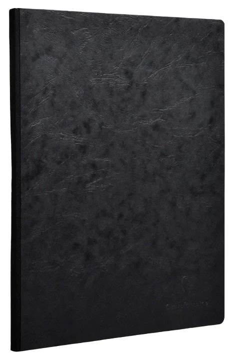 Clairefontaine Age Bag Notebook Clothbound Blank A4 - Black - 192 pages