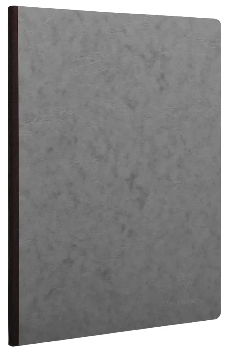 Clairefontaine Age Bag Notebook Clothbound Graph A4 - Grey - 192 pages