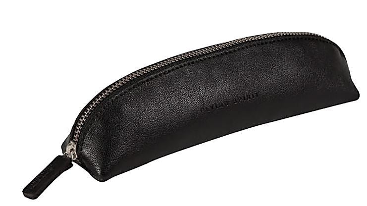 Clairefontaine Flying Spirit Leather Triangular Pen Case Black
