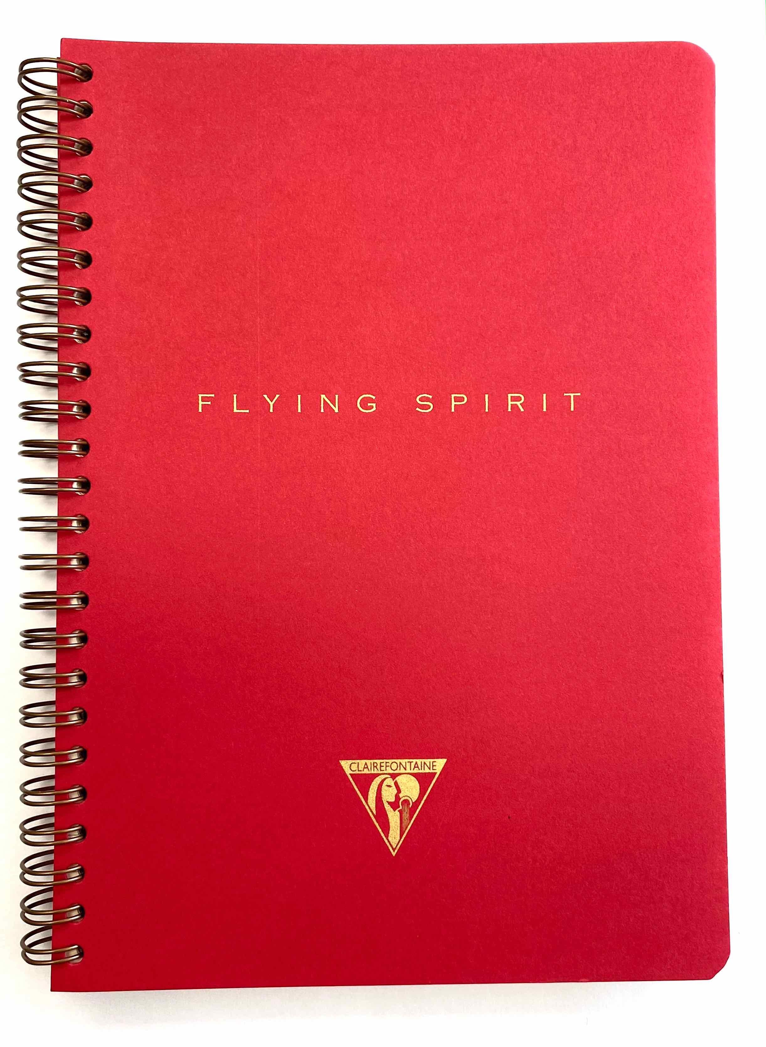 Clairefontaine Flying Spirit Wirebound Notebook with Pockets