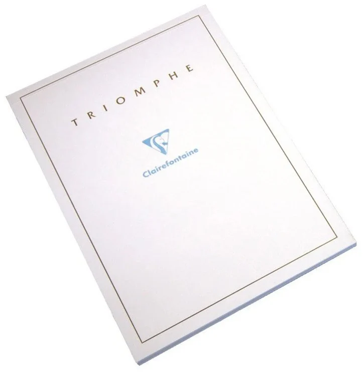 Clairefontaine Glued Notepad Triomphe Lined – A4 (50 Sheets)