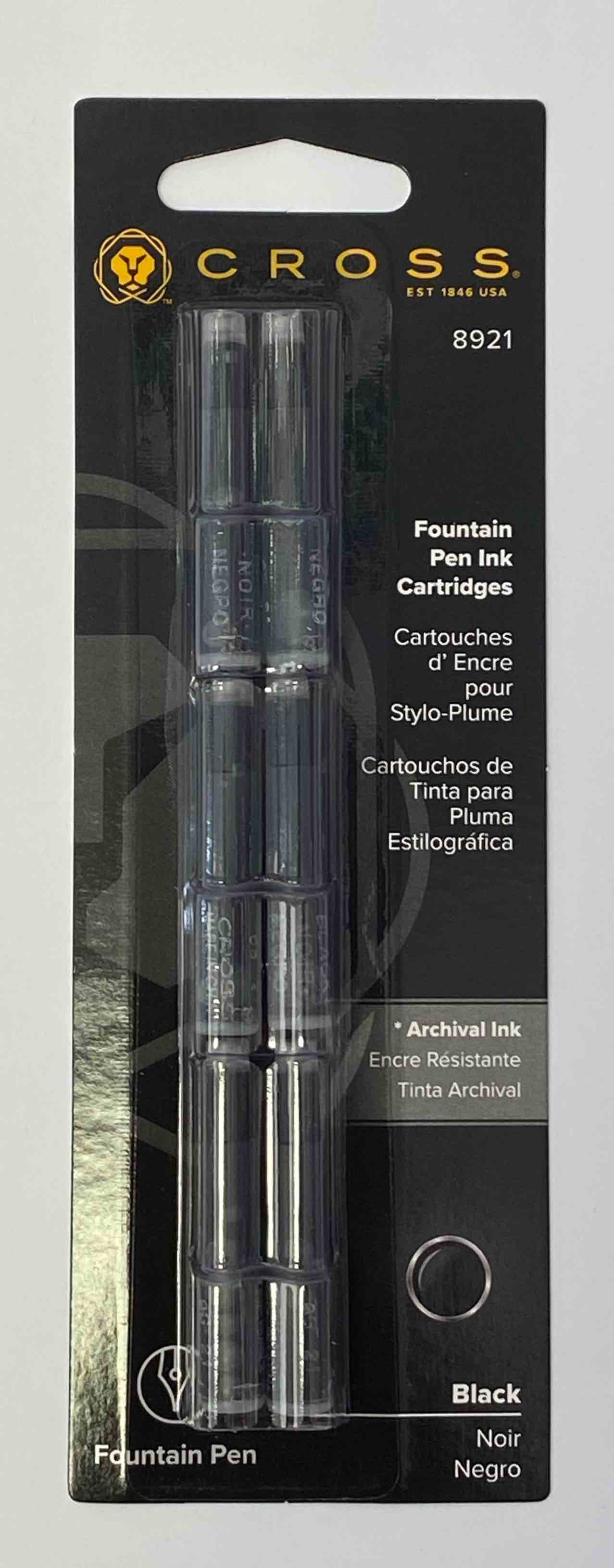 Cross Fountain Pen Ink Cartridges 6 in a Package - Image 2