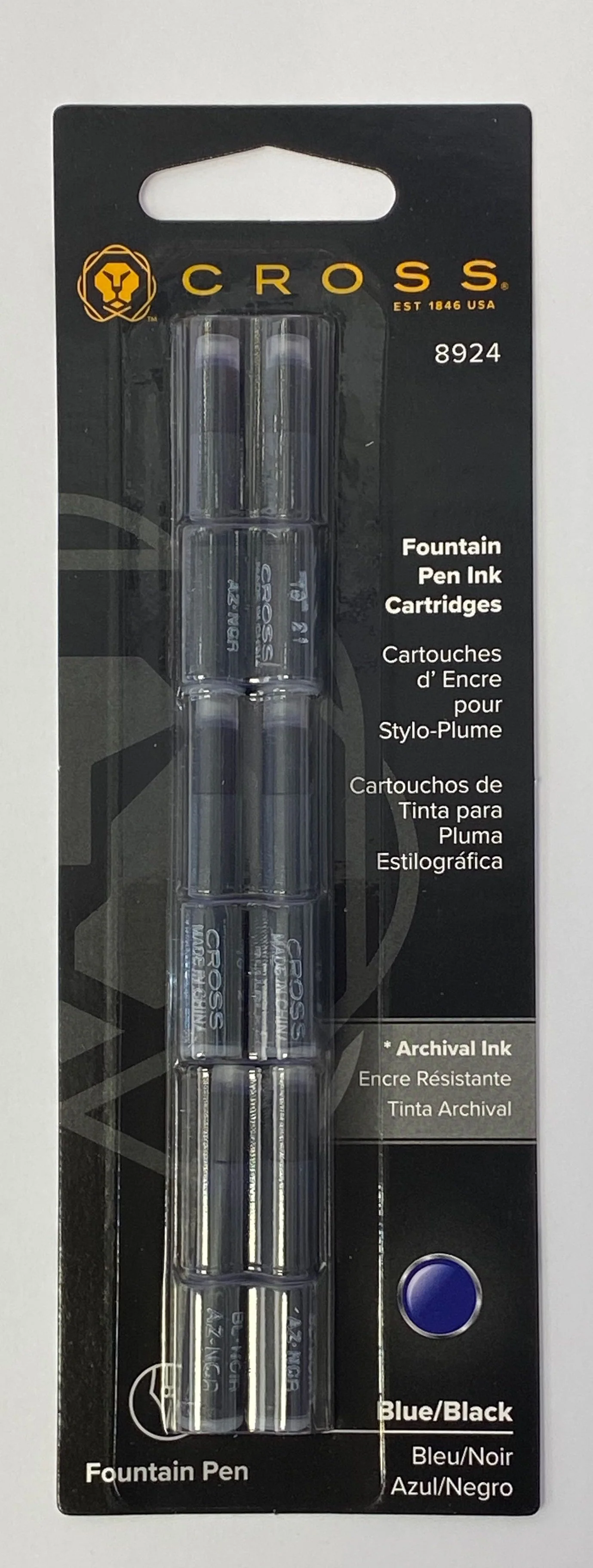Cross Fountain Pen Ink Cartridges 6 in a Package - Image 3