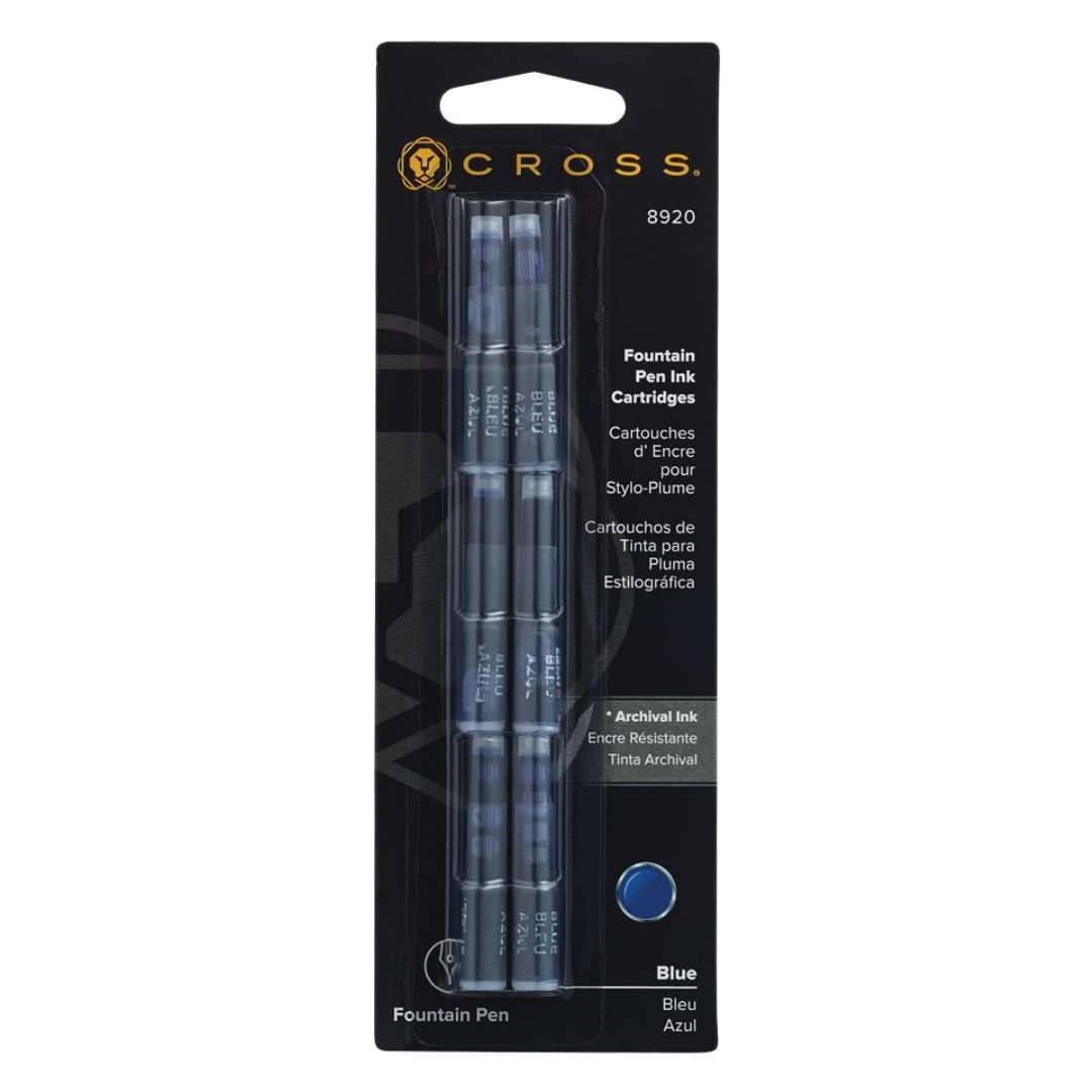 Cross Fountain Pen Ink Cartridges 6 in a Package - Image 4
