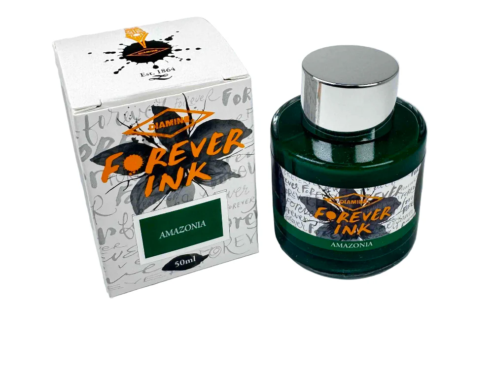 Diamine Forever Ink  50mL - Permanent Pigment Multi-use Ink - Amazonia