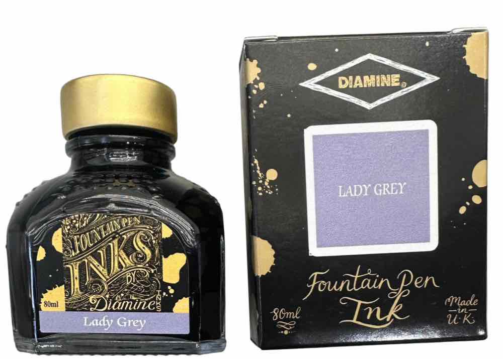 Diamine Fountain pen Ink 80ml - Lady Grey