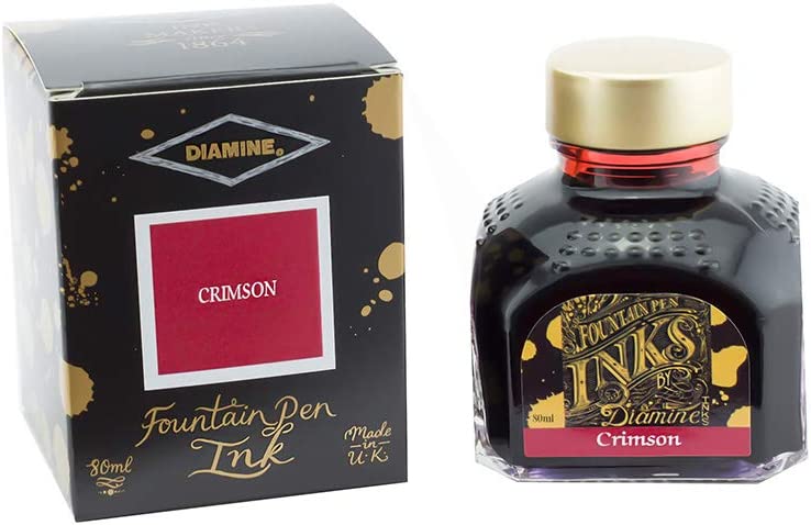 Diamine Fountain pen Inks 80ml - Crimson