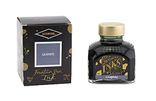 Diamine Fountain pen Inks 80ml - Graphite