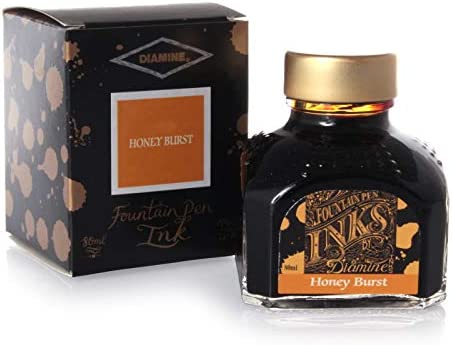 Diamine Fountain pen Inks 80ml - Honey Burst