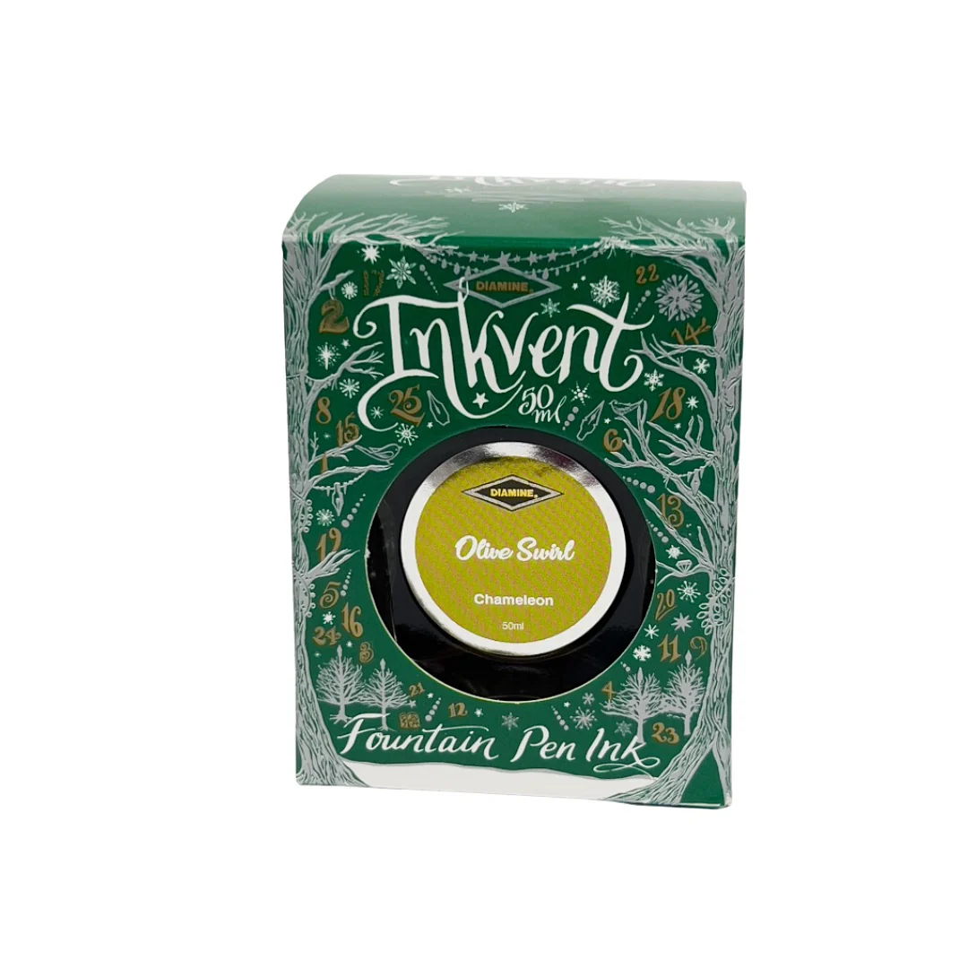 Diamine Green Edition Inkvent - Olive Swirl (50ml)