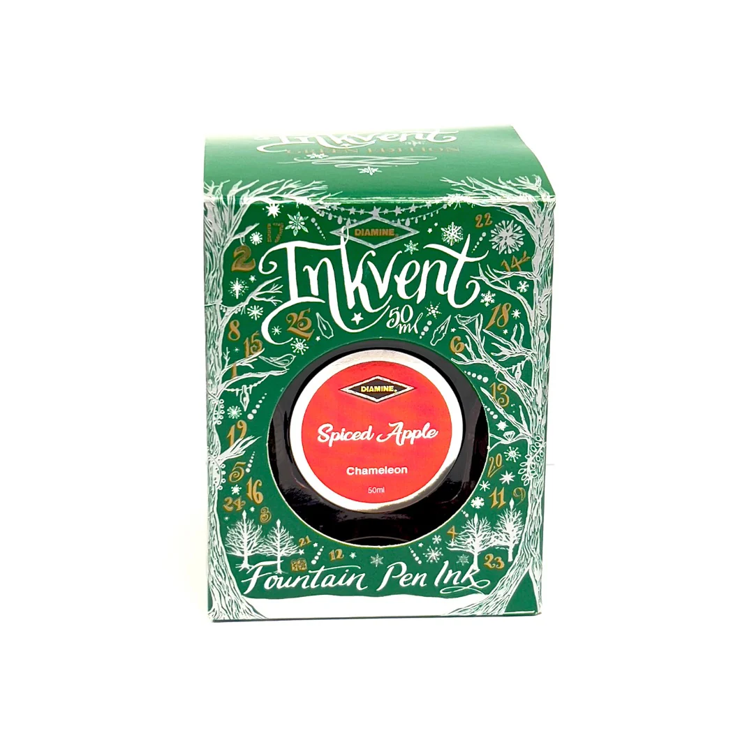 Diamine Green Edition Inkvent  - Spiced Apple  (50ml) - Image 2