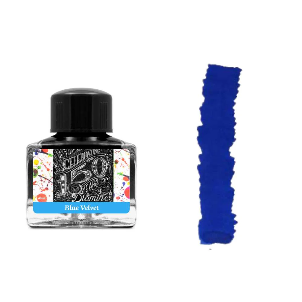 Diamine Inks 40ml Anniversary Edition Ink Bottle - Blue Velvet
