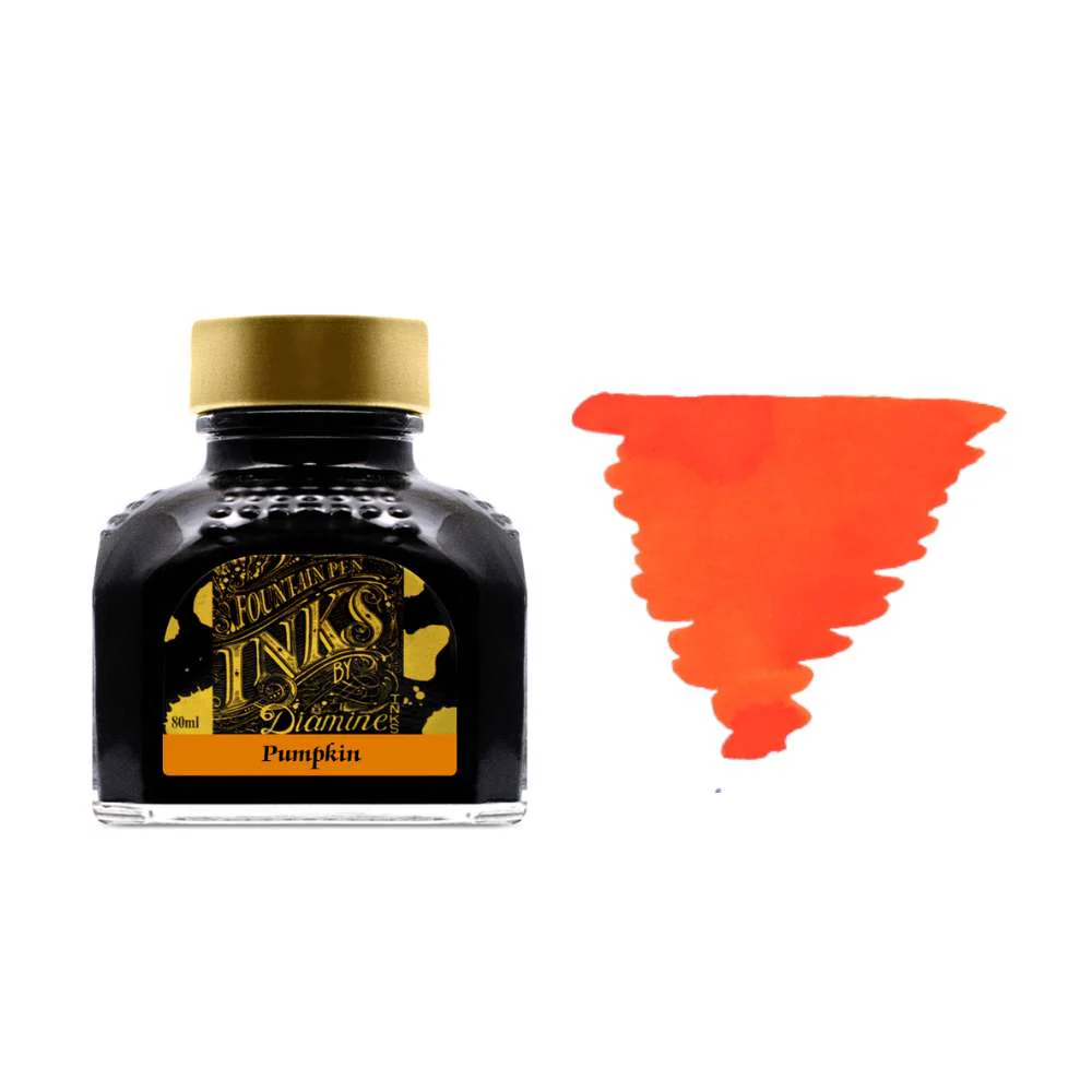 Diamine Inks 80ml Ink Bottle - Pumpkin