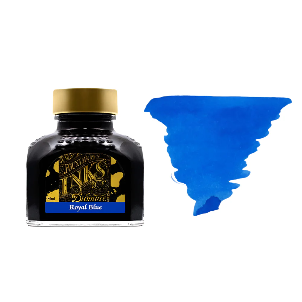 Diamine Inks 80ml Ink Bottle - Royal Blue