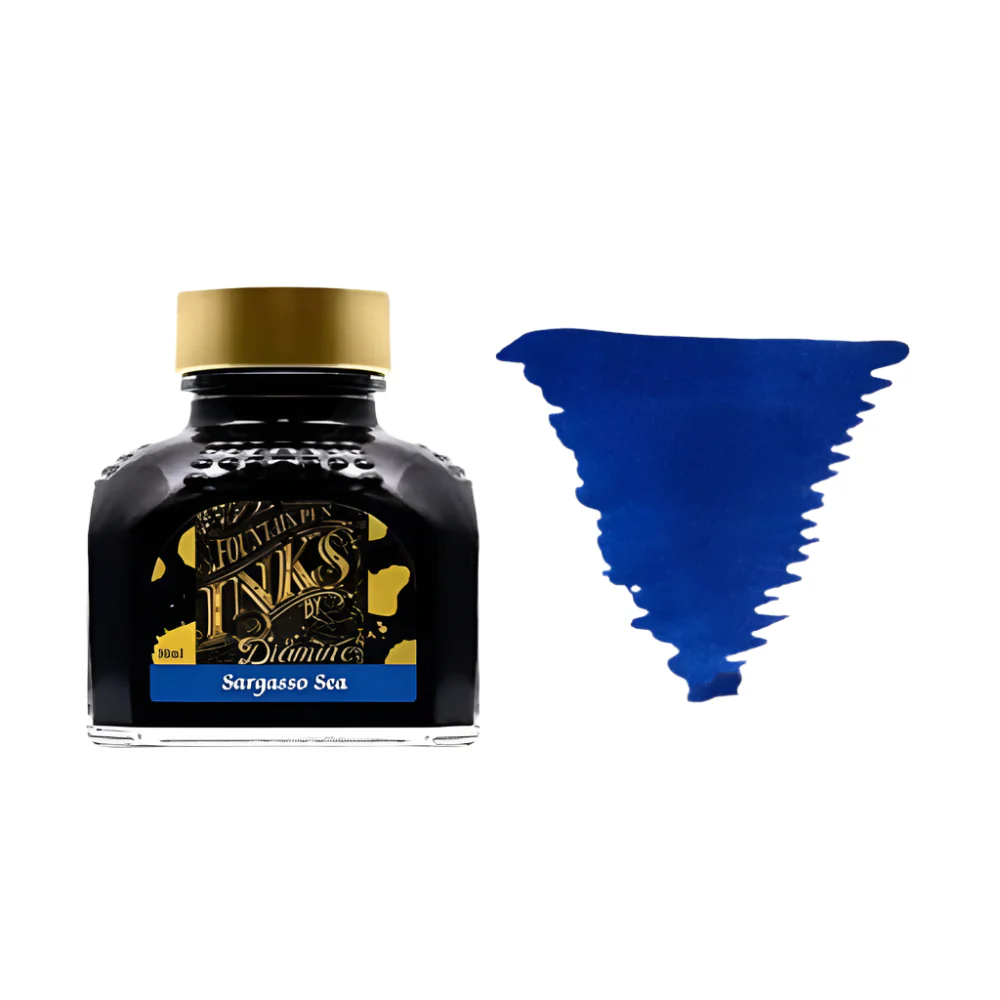 Diamine Inks 80ml Ink Bottle - Sargasso Sea
