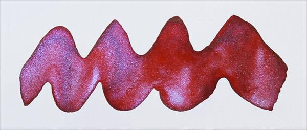 Diamine Shimmering Fountain pen Inks 50ml - Red Sky - Image 2