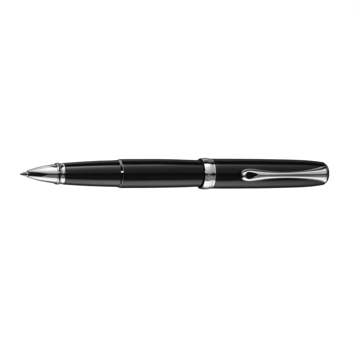 Diplomat Excellence A2 Black Lacquer Chrome Rollerball