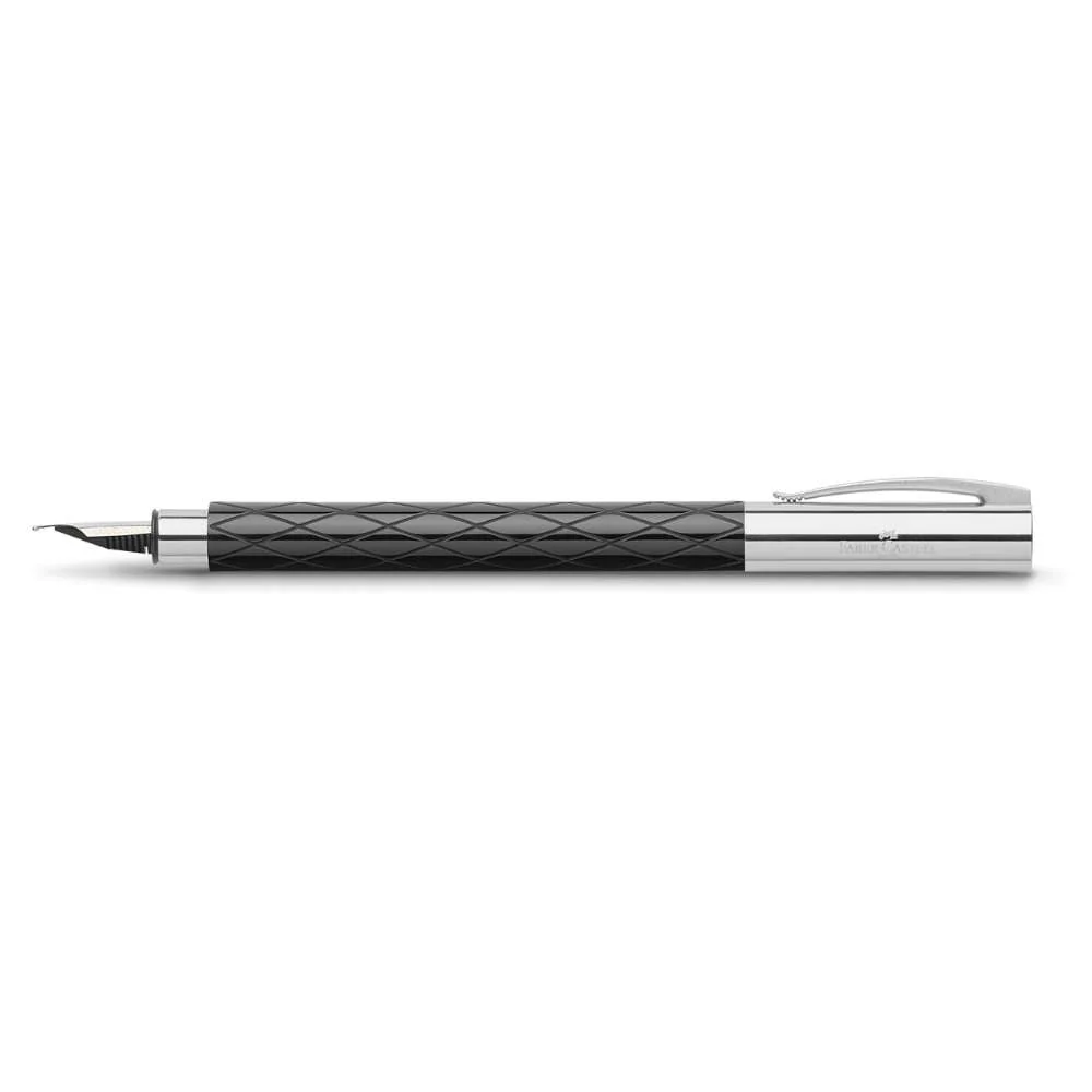 Faber-castell Ambition Rhombus Black Fountain Pen