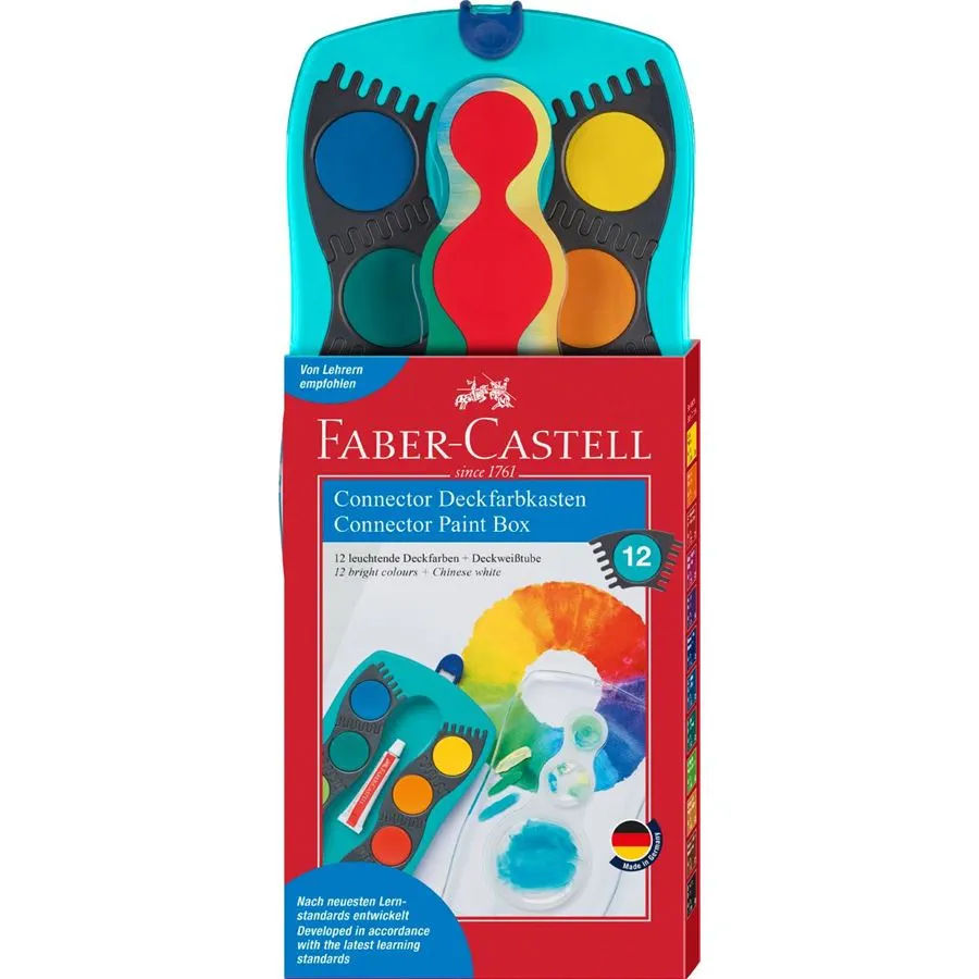 Faber-Castell Connector Paint Box of 12 Colours