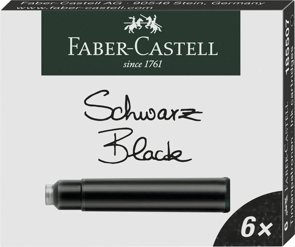 Faber Castell Ink Cartridge Box of 6 - Image 4