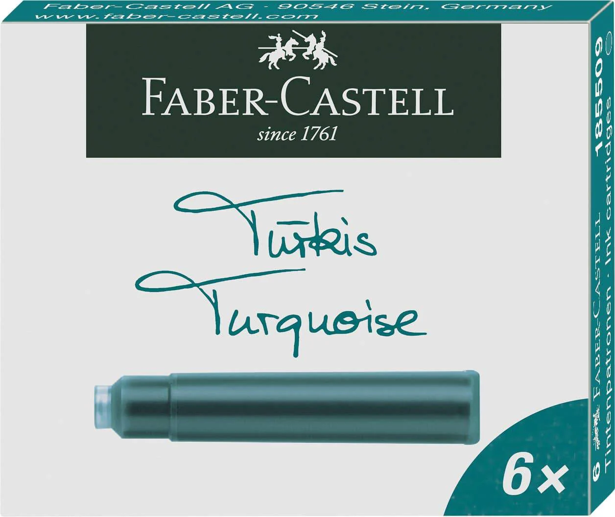 Faber Castell Ink Cartridge Box of 6 - Image 5