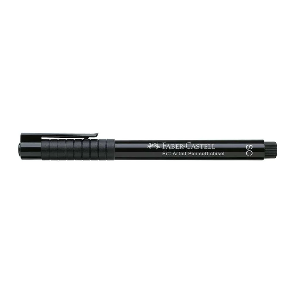 Faber Castell Pitt Artist Pen® Soft Calligraphy - Black - Image 2