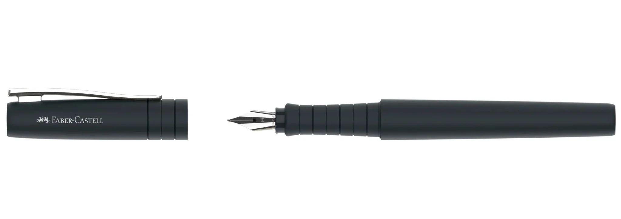 Faber-Castell Poly Ball Fountain Pen - Black - Image 2