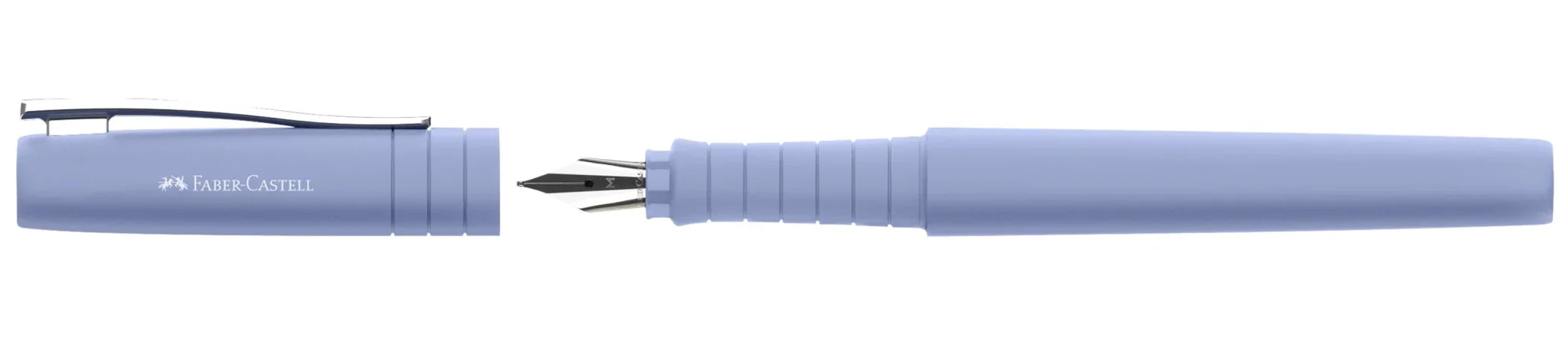 Faber-Castell Poly Ball Fountain Pen - Pale Iris - Image 2