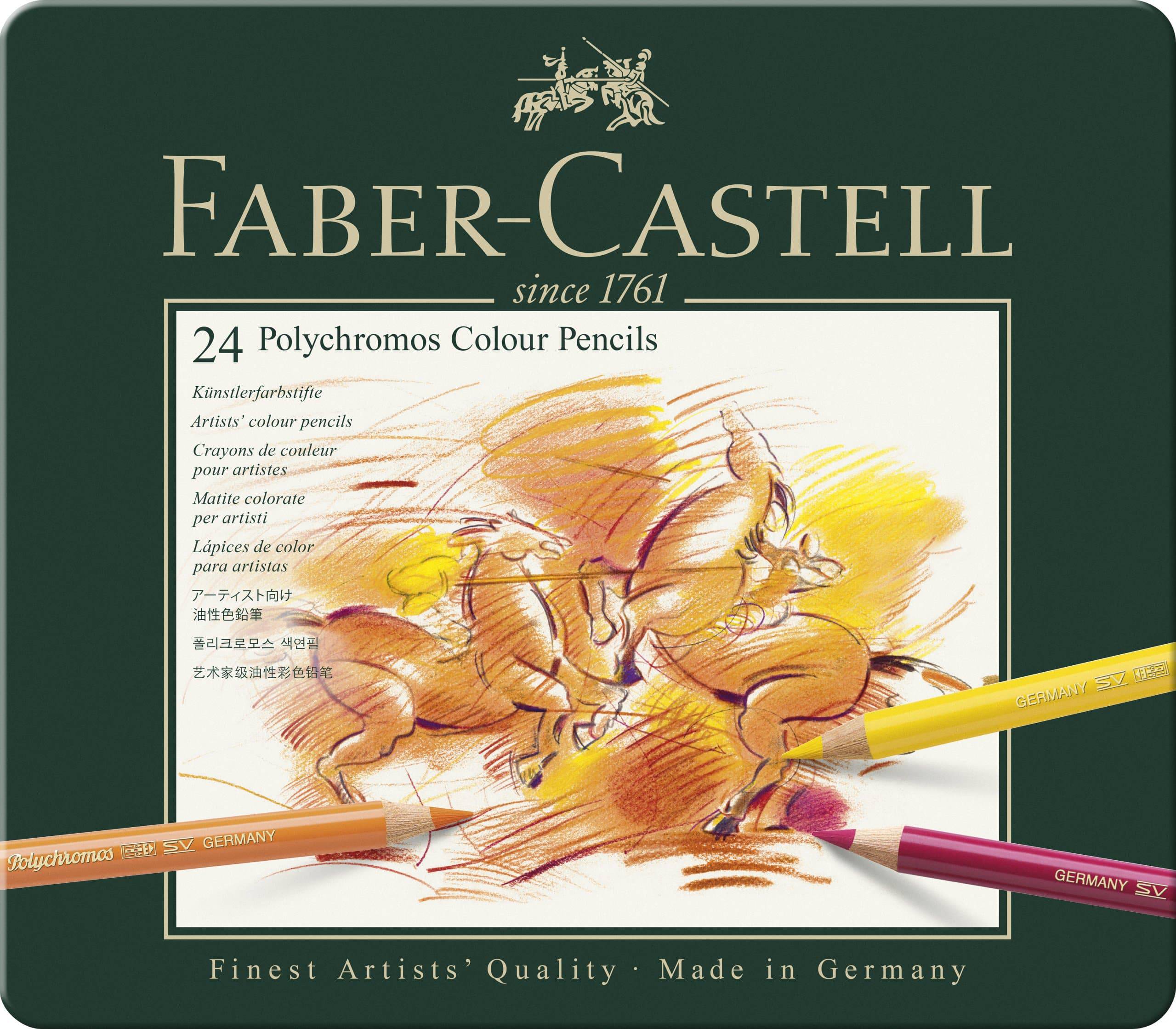Faber-Castell Polychromos Coloured Pencils -24
