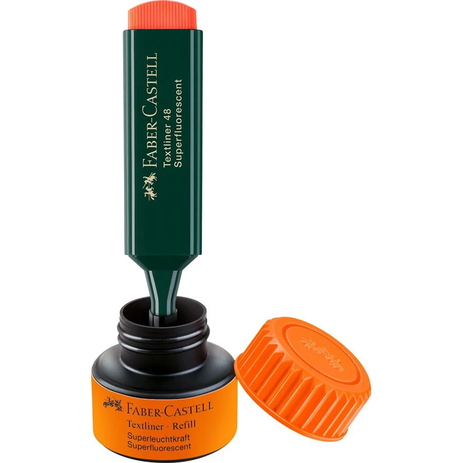 Faber Castell Textliner 1549 Refill System, Orange - Image 2