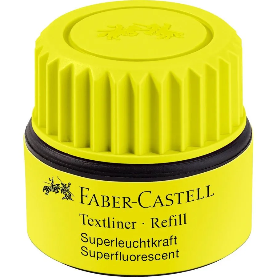 Faber Castell Textliner 1549  Refill System, Yellow