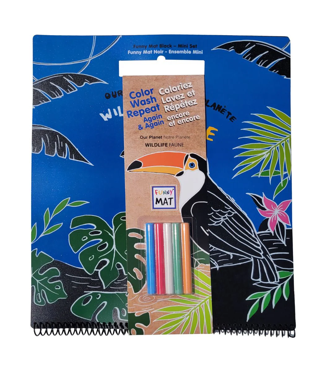 Funny Mat Black Mini Set, Wildlife