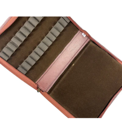 Girologio 24 Zip Pen Case - Antique Brown - Image 2