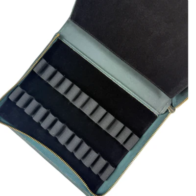 Girologio 24 Zip Pen Case - Pacific Green - Image 2