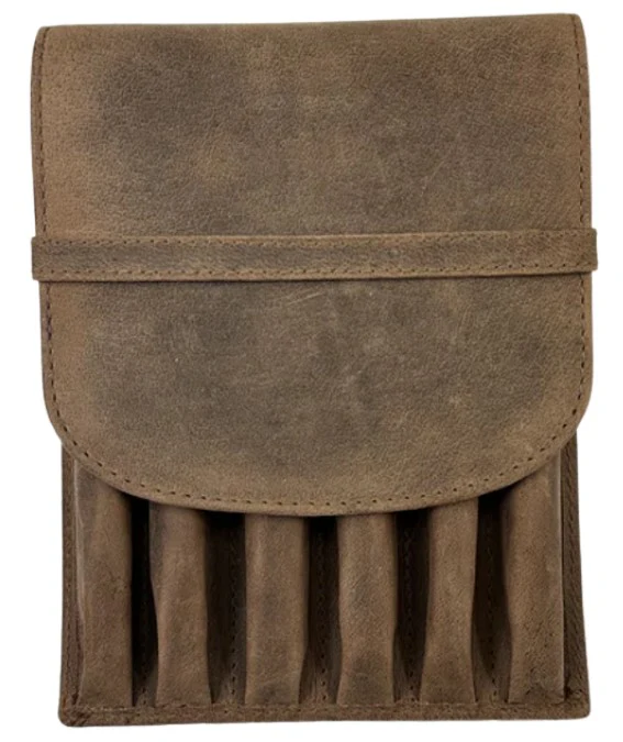 Girologio 6 Pen Case - Bomber Brown