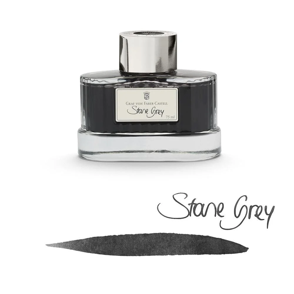 Graf Von Faber-Castell 75ml Ink Bottle - Stone Grey
