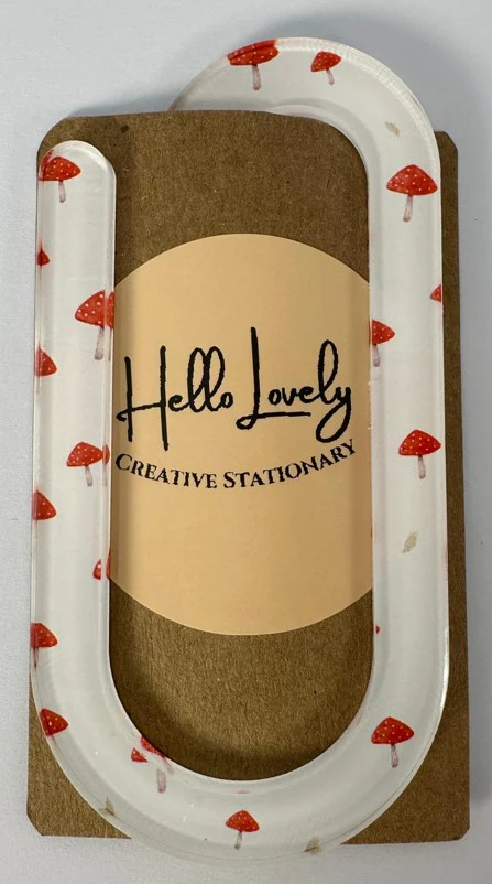 Hello Lovely Creative Stationery Bookmark Clip - Image 12