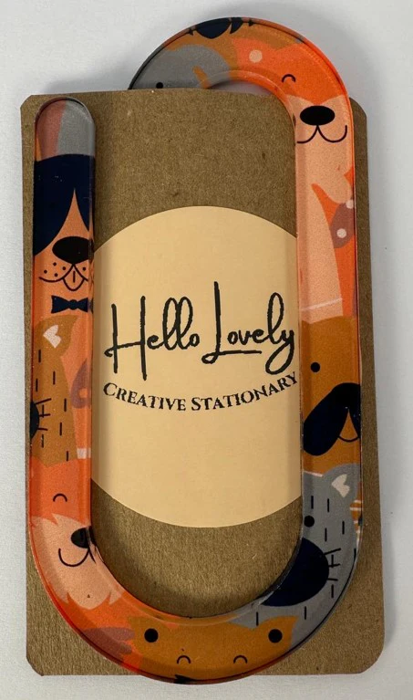 Hello Lovely Creative Stationery Bookmark Clip - Image 13