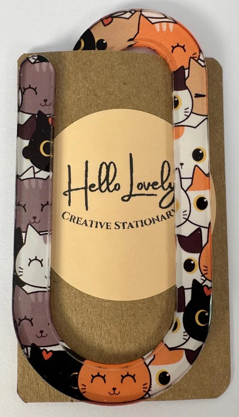 Hello Lovely Creative Stationery Bookmark Clip - Image 14