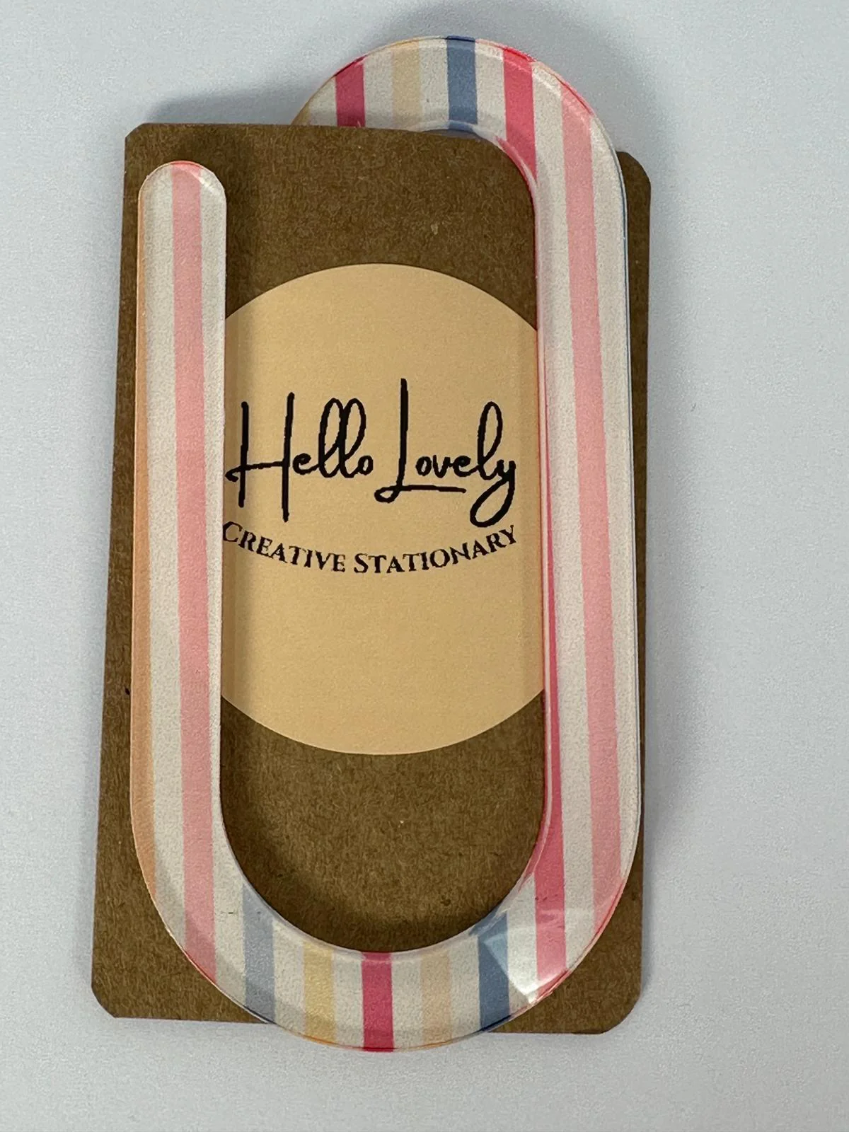Hello Lovely Creative Stationery Bookmark Clip - Image 16