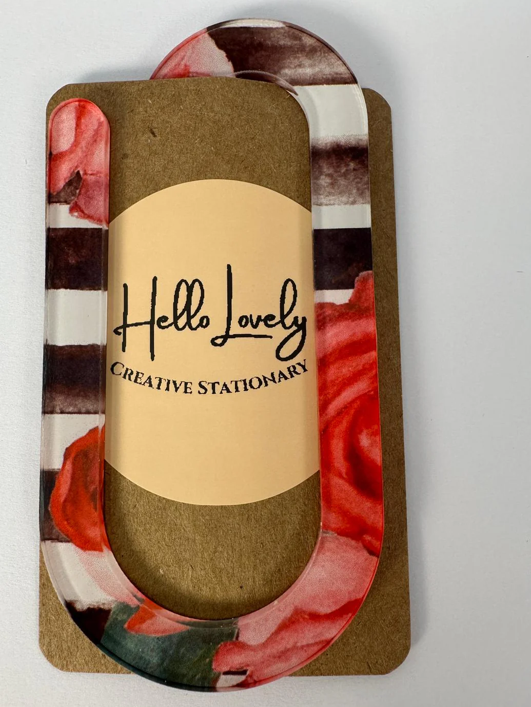 Hello Lovely Creative Stationery Bookmark Clip - Image 22