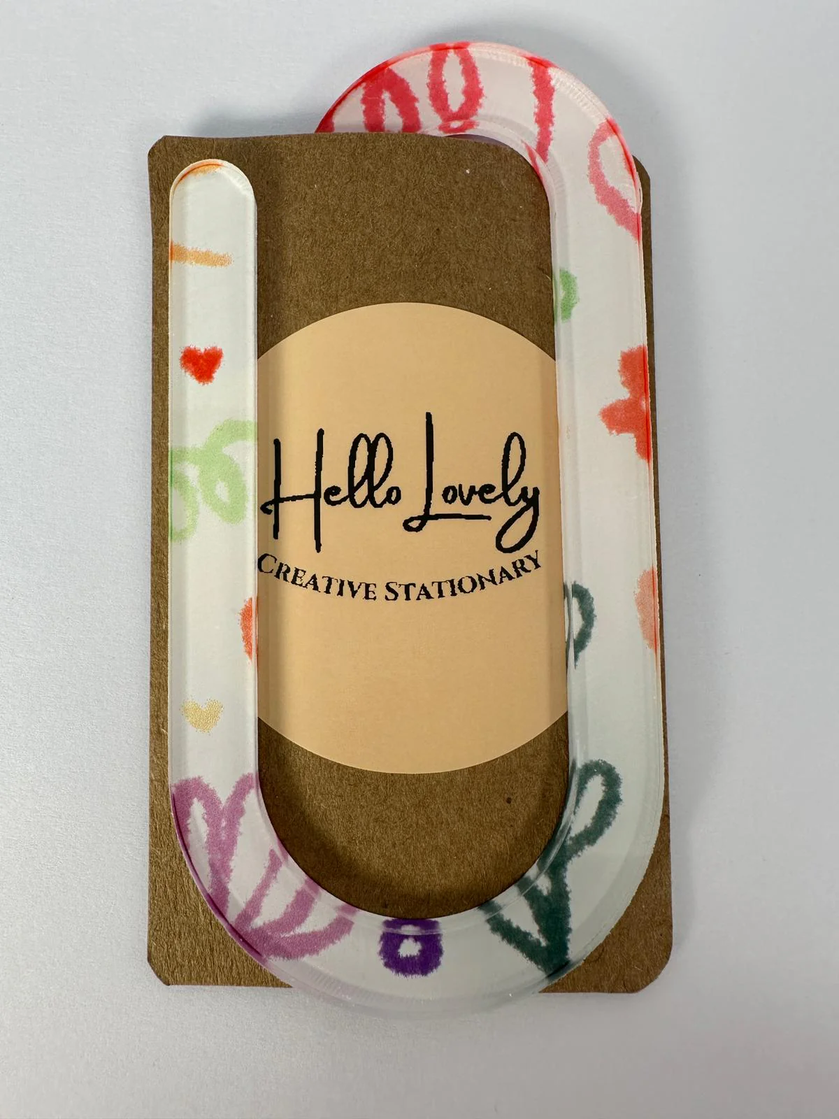 Hello Lovely Creative Stationery Bookmark Clip - Image 23