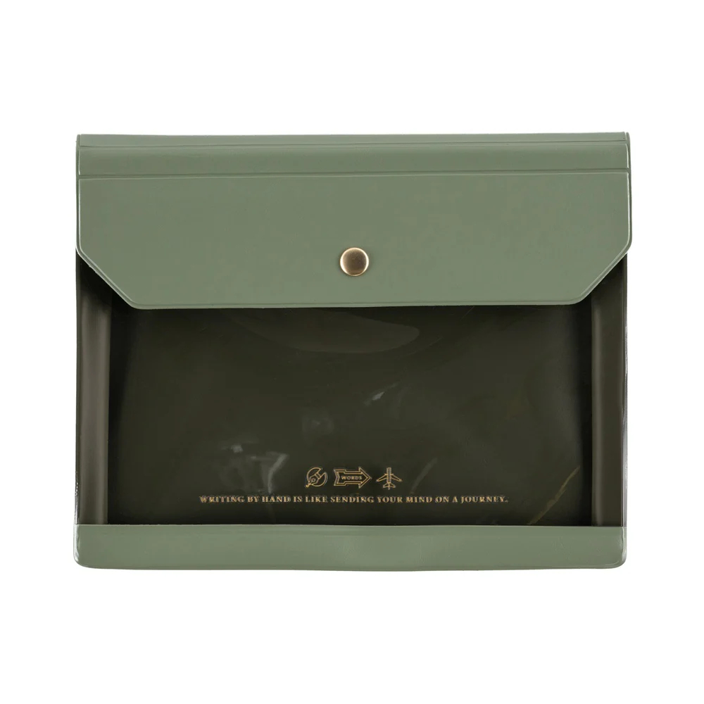 Hobonichi 2026 Alettone Document Case – A6 – Olive