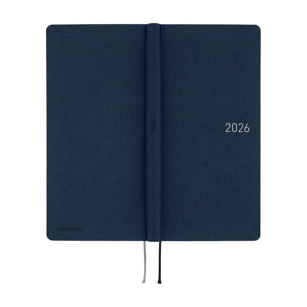 Hobonichi 2026 Colors Cosmo Blue Journal - English Tall & Slim January Start - Image 2