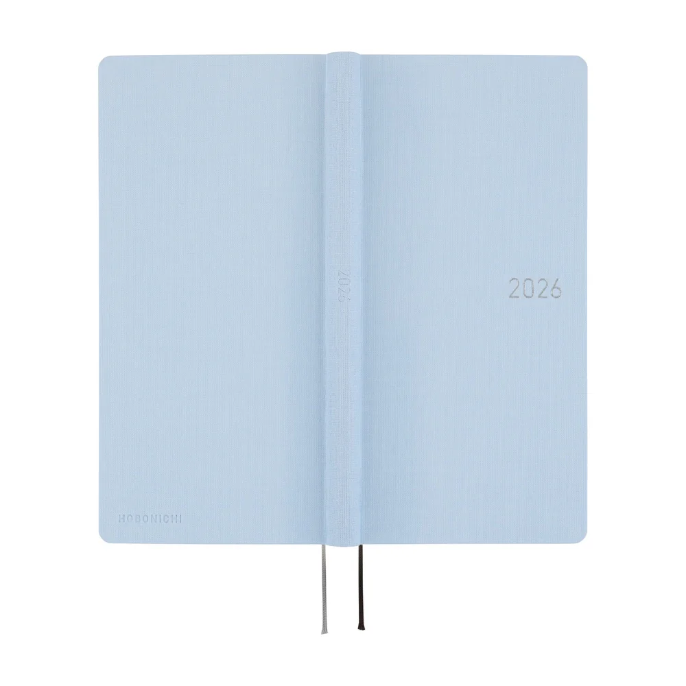 Hobonichi 2026 Colors Sky Mist Journal - Mega English Tall & Slim January Start - Image 2