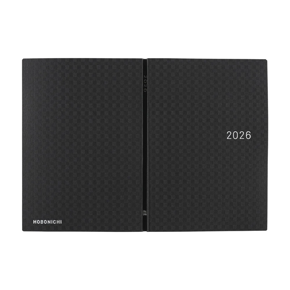 Hobonichi 2026 Paper Series Black Gingham Journal A6 HON - English January Start - Image 3