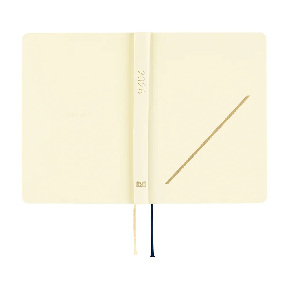 Hobonichi 2026 Slash Ivory Journal A6 HON - English January Start - Image 2