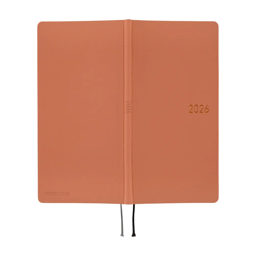 Hobonichi 2026 Smooth Milk Cocoa Journal - English Tall & Slim January Start - Image 2